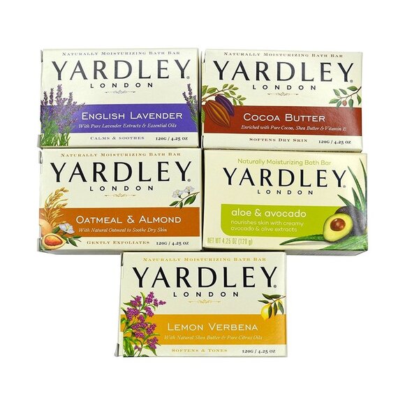 Yardley London Bar Soap Asst. Fragrances Lot of 5 Choose 1 & 4 Random Surprise - Picture 1 of 14